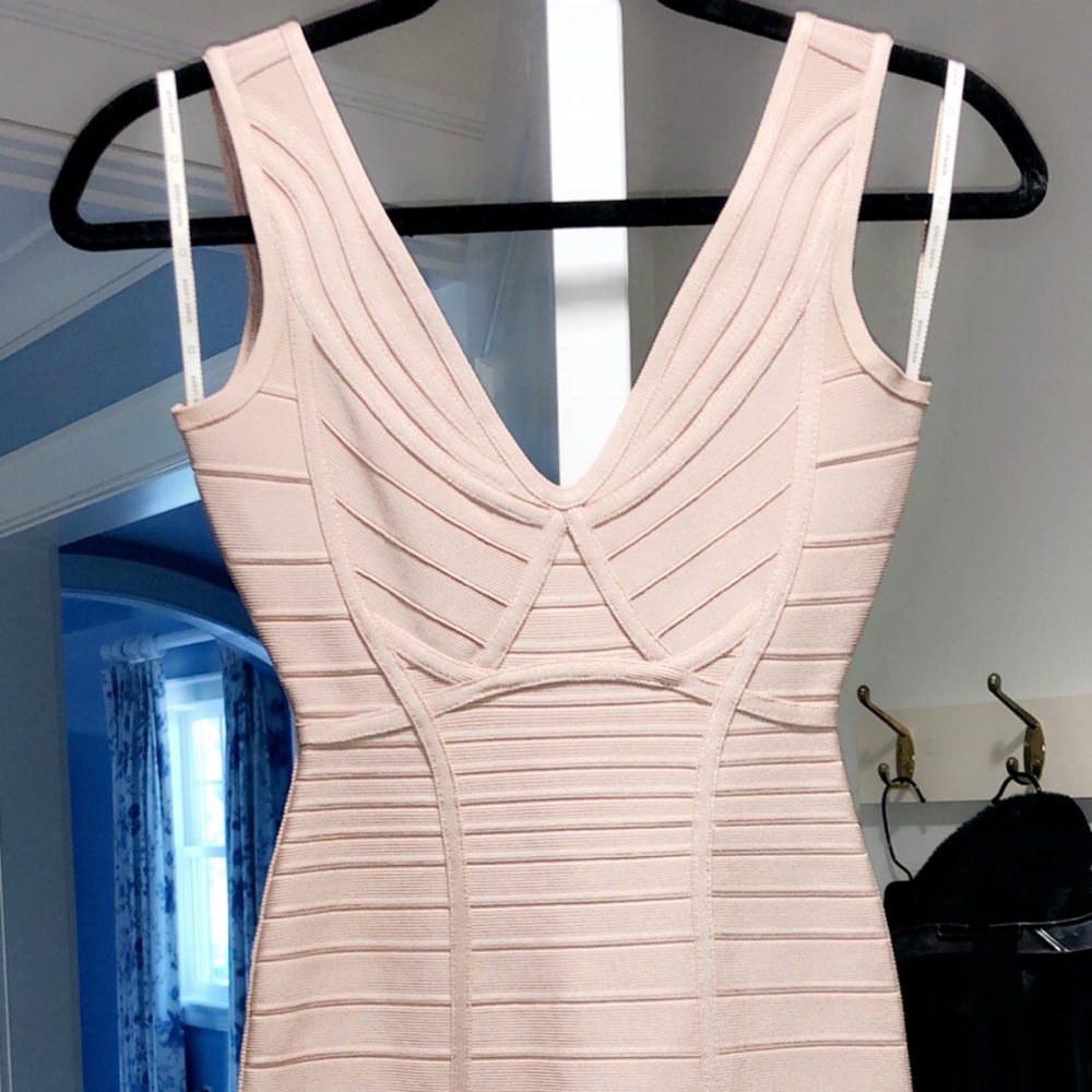 Herve Leger Bandage flare dress